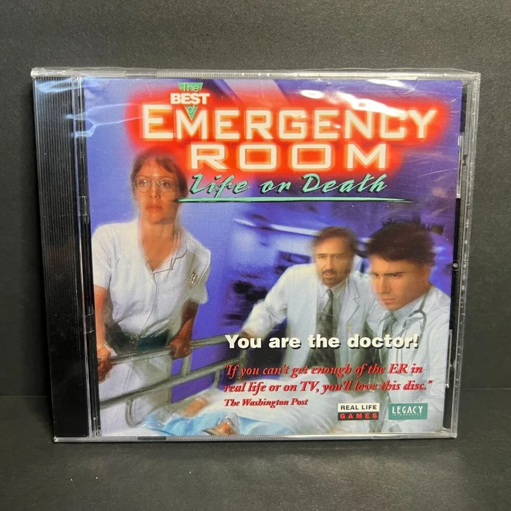 New & Sealed The Best of Emergency Room Life or Death Simulation PC Video Game